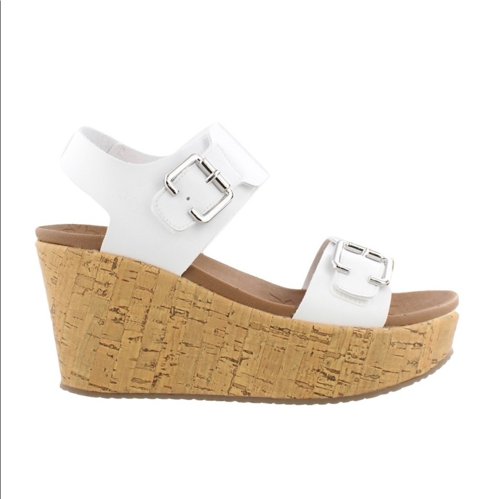 Sketchers Go Getter Platform Wedge Sandal Size 7